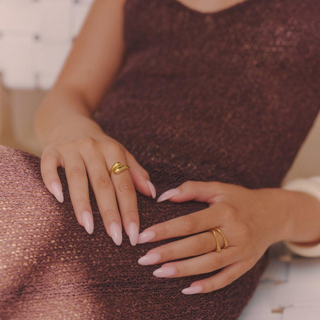 Isidora - Anillo de contorno ajustable Aviero Madrid