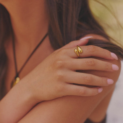 Isidora - Anillo de contorno ajustable Aviero Madrid