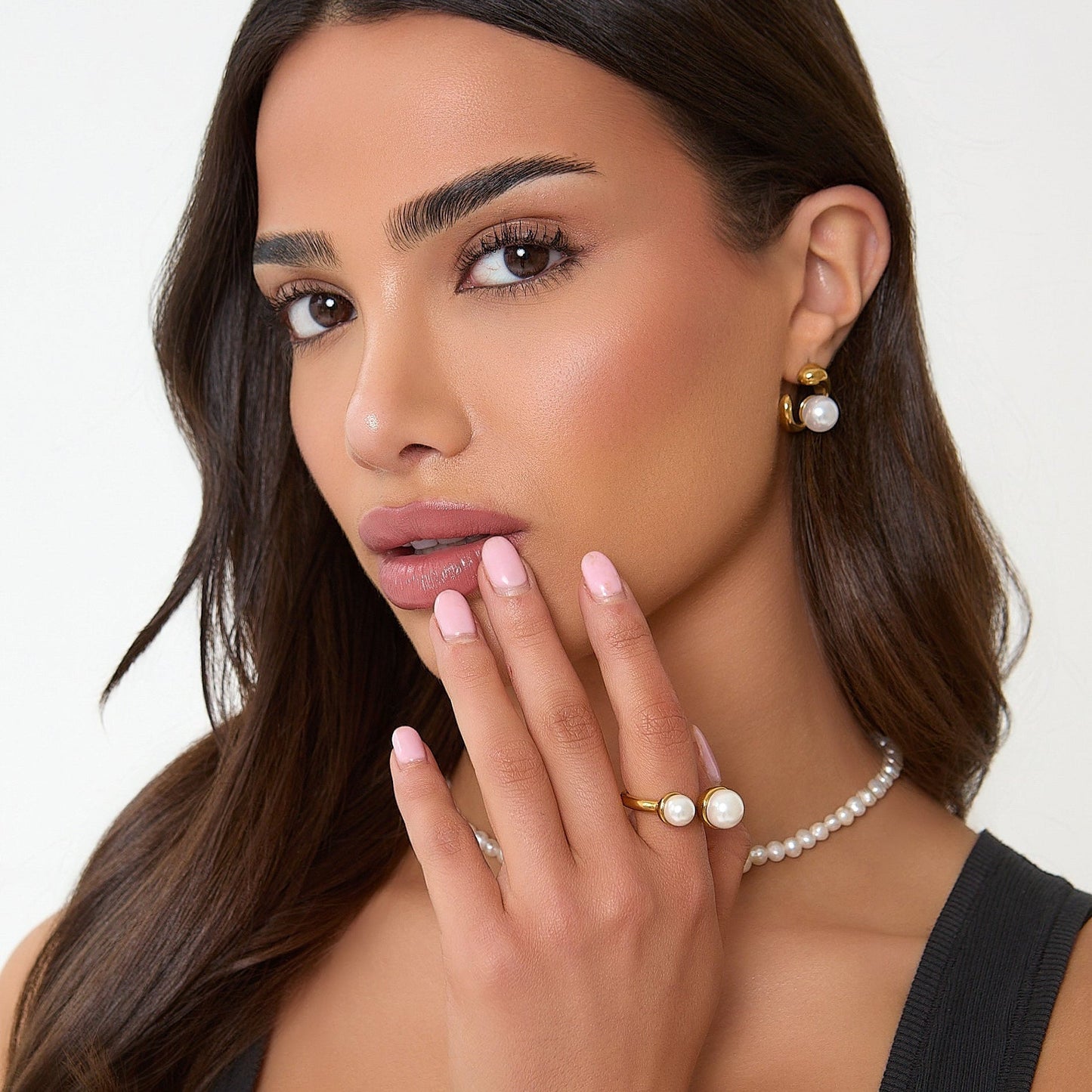 Pearl Detail Earrings - GOLD CØDE Toronto