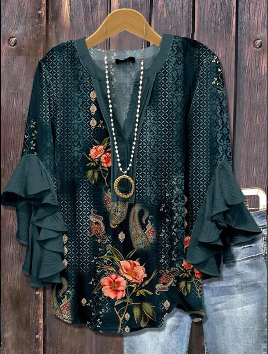 Bianca - bLUSAcon hilo de pétalos Aviero Madrid