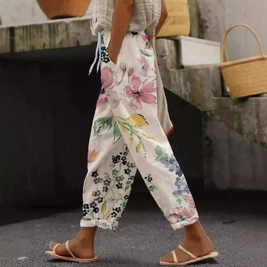 Julia | pantalón ligero recto aviero madrid