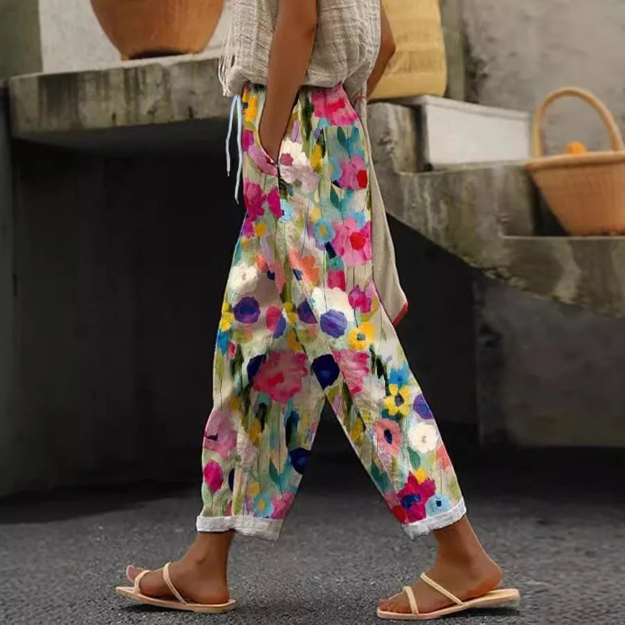 Julia | pantalón ligero recto aviero madrid