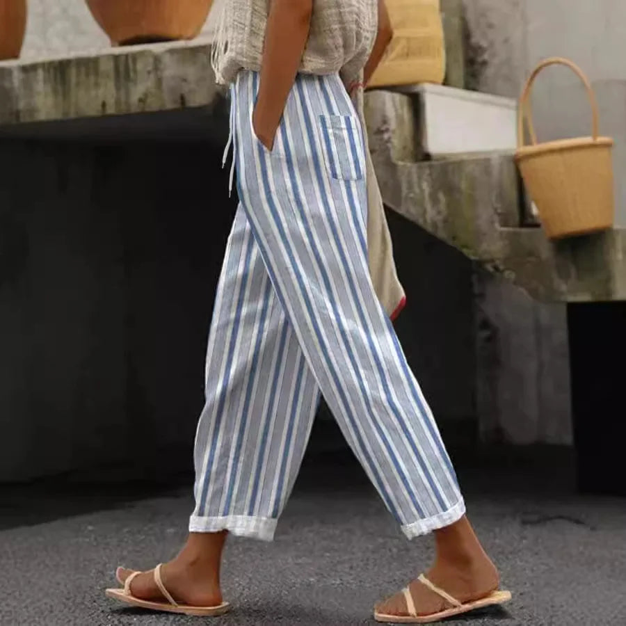 Julia | pantalón ligero recto aviero madrid