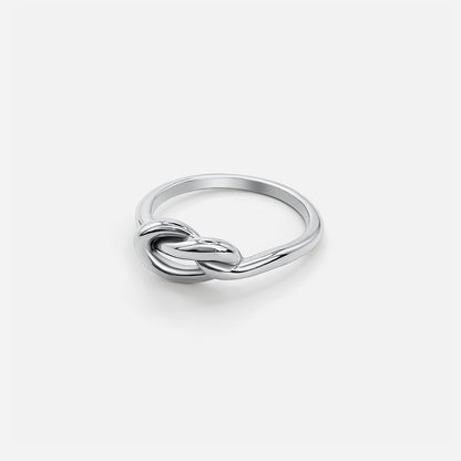 Anillo nudo – PLATA Aviero madrid