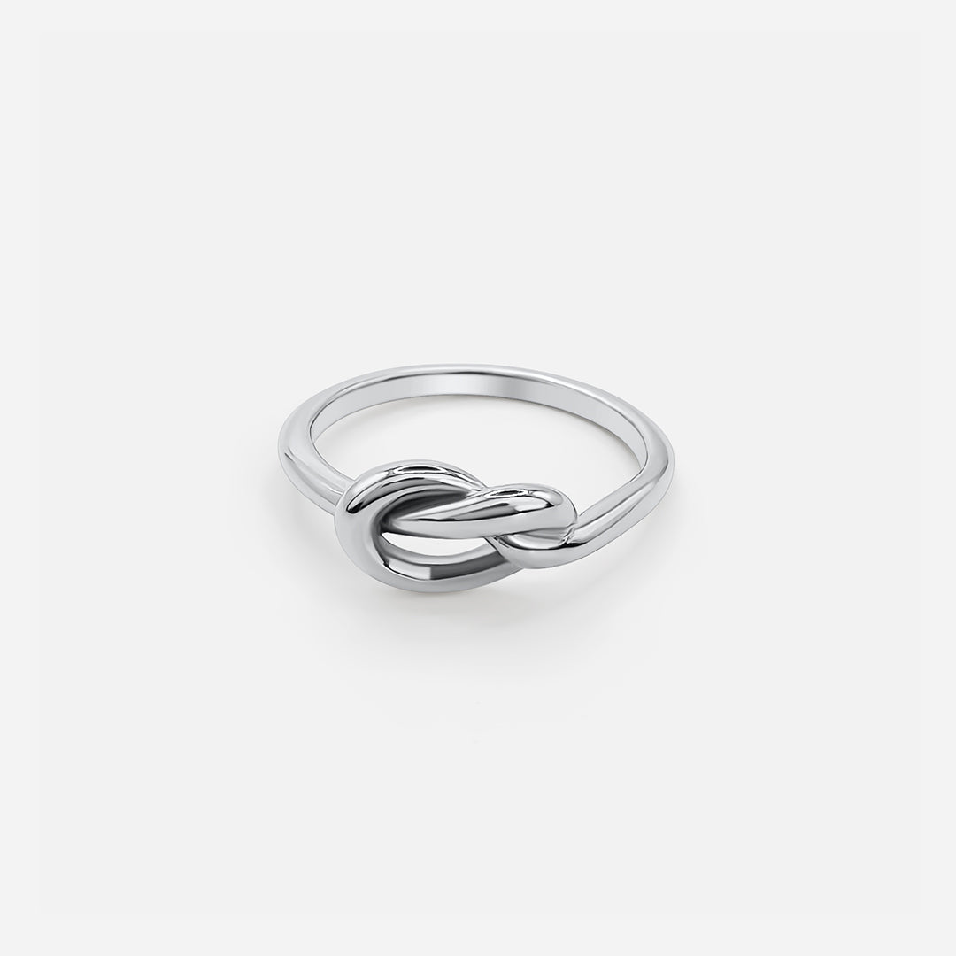 Anillo nudo – PLATA Aviero madrid