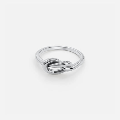 Anillo nudo – PLATA Aviero madrid