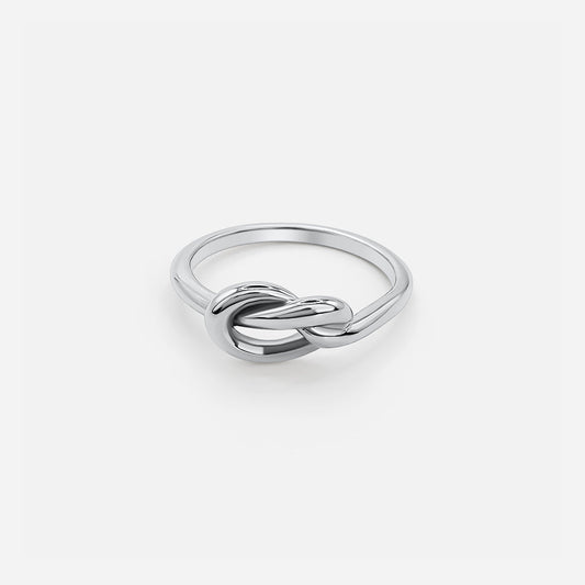 Anillo nudo – PLATA Aviero madrid
