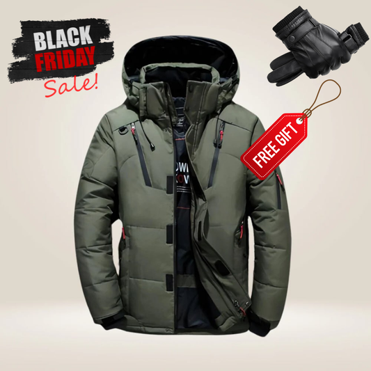 Marc - All-Weather Down Jacket + FREE GIFT LEATHER WOOL GLOVES! CODE America