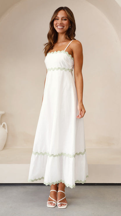 Camila - Vestido largo de tirantes Aviero madrid