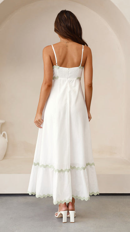 Camila - Vestido largo de tirantes Aviero madrid