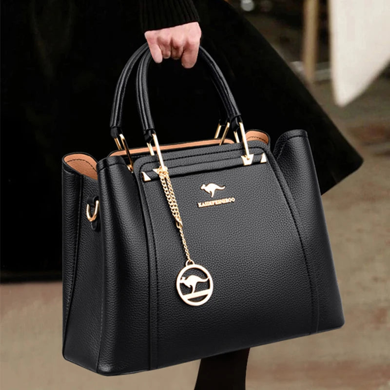 Soft Leather Women's Shoulder Bag CODE America