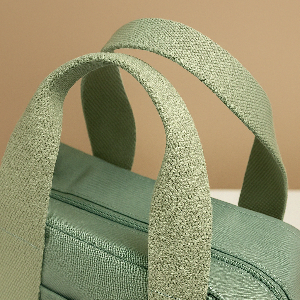 Canvas schoudertas met meerdere vakken voor dames | Nina Stilovero