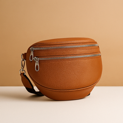 Crossbodytas met dubbele rits en tijdloos ontwerp voor dames | Romy Stilovero