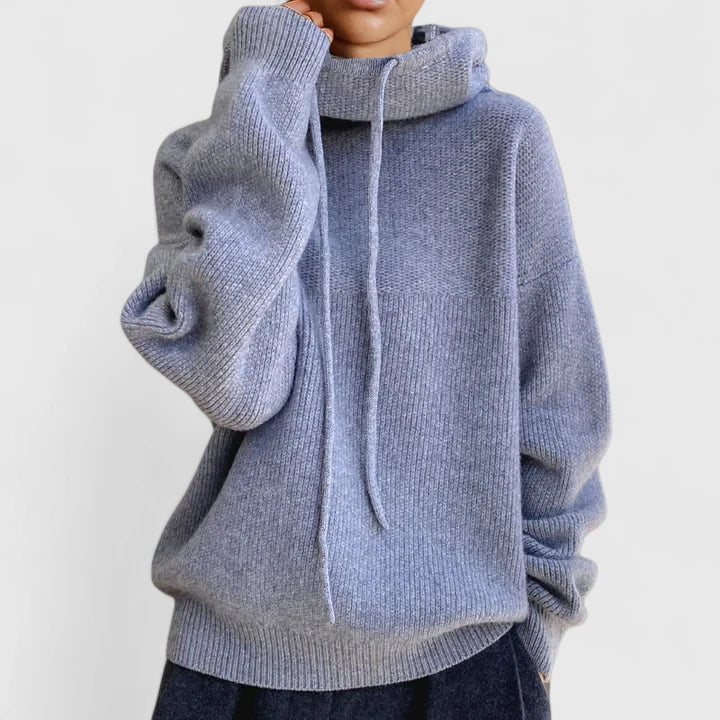 Marie | Soft Knitted Hoodie CODE America