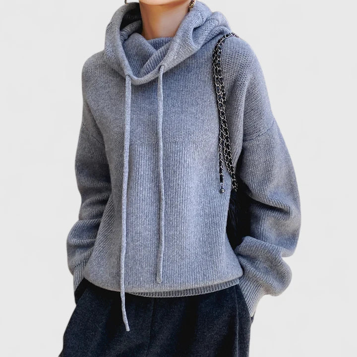 Marie | Soft Knitted Hoodie CODE America