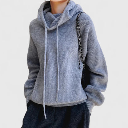 Marie | Soft Knitted Hoodie CODE America