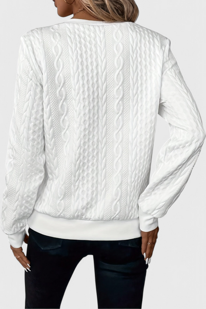 Lina - Jersey de Punto con Cremallera Suave Aviero Madrid