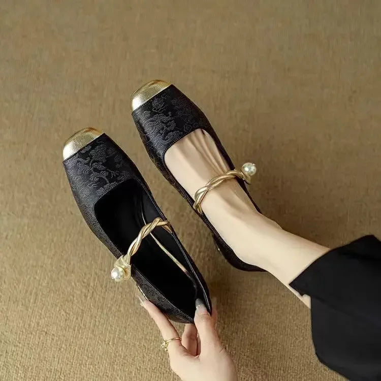 Estelle - Leather Mary Janes CØDE Toronto