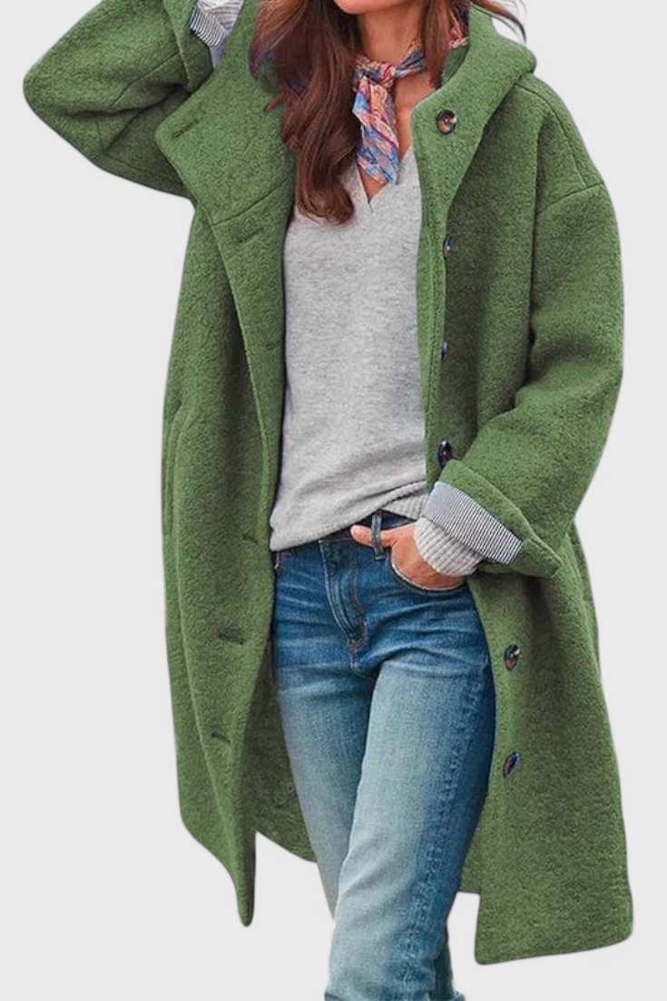 Penélope Abrigo de Invierno Elegante con Capucha Valera Madrid