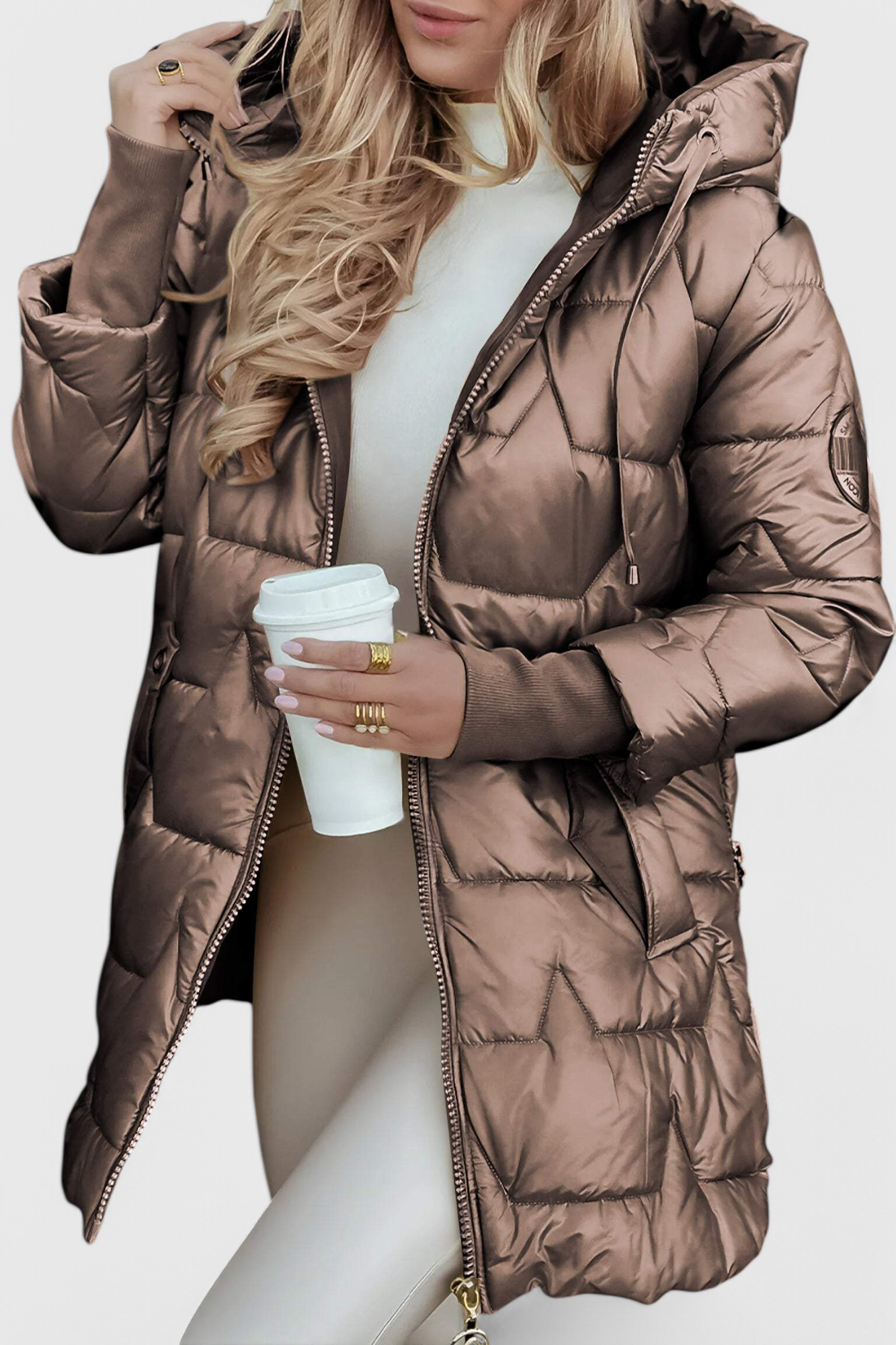 Marcella Abrigo Aislante Acogedor con Capucha Valera Madrid