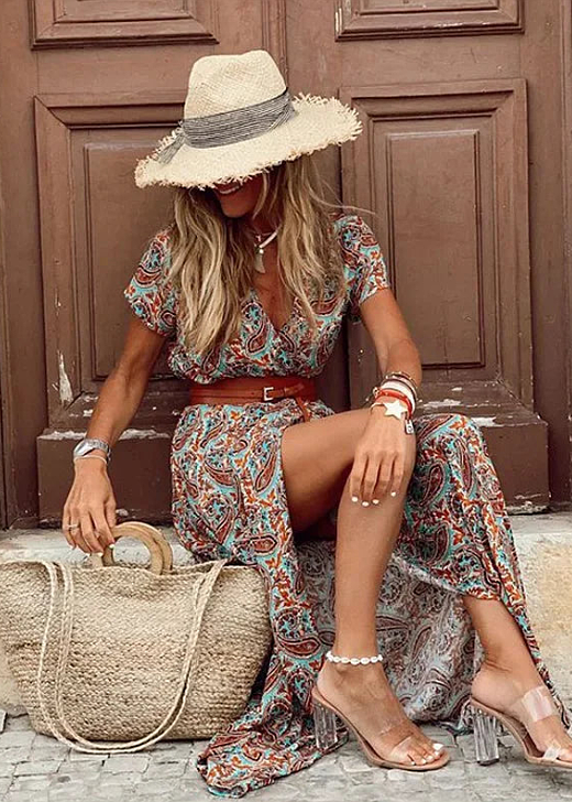 Lara - Boho Maxi Dress CØDE Toronto
