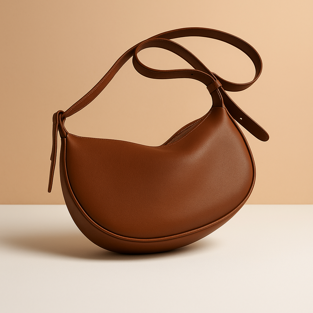 Minimalistische crossbodytas van zacht PU-leer voor dames | Milou Stilovero