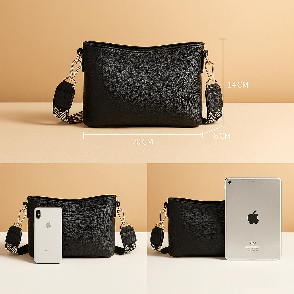 Moderne sling bag met verstelbare riem voor dames | Tessa Stilovero