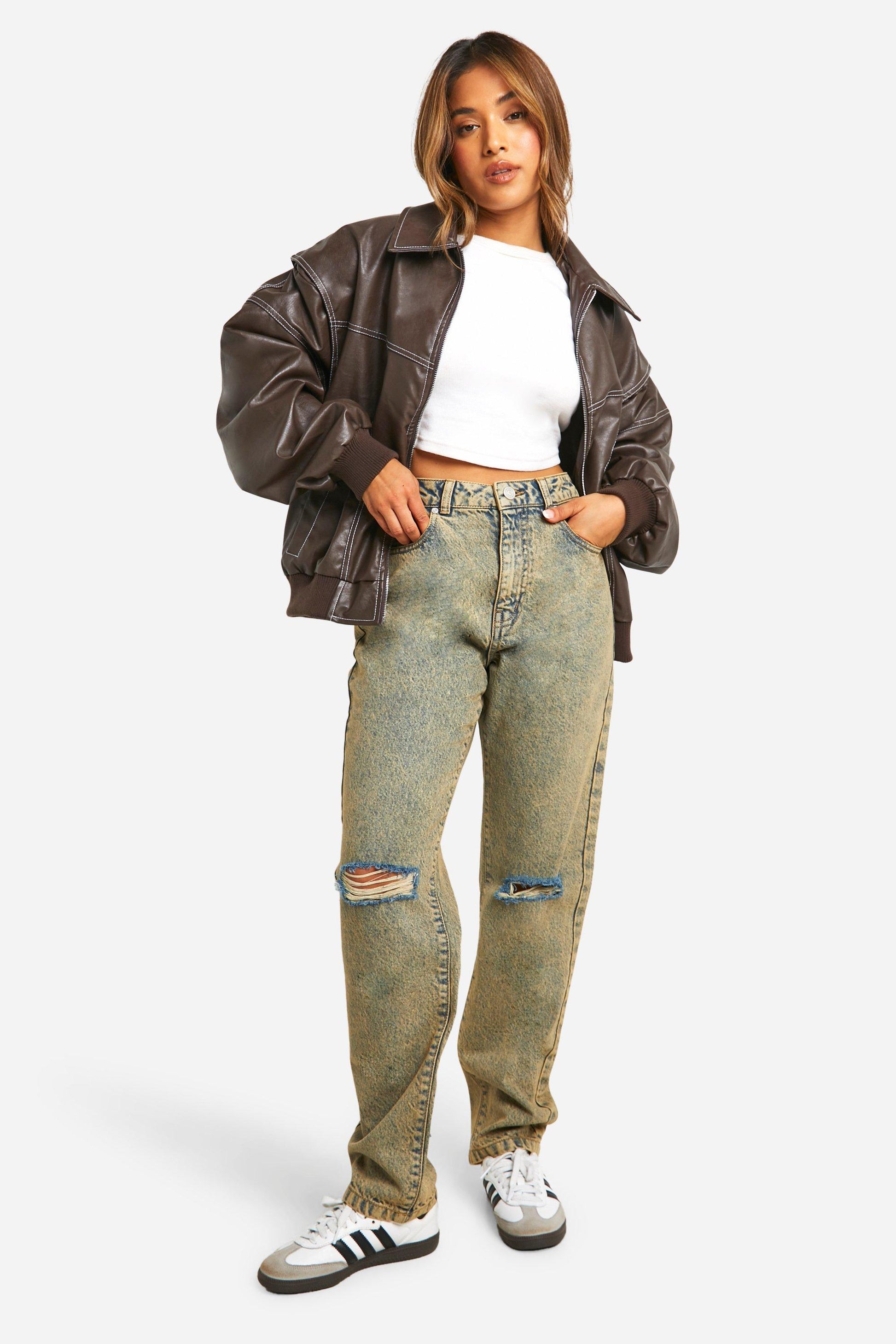 Bomber de cuero Aviero Madrid