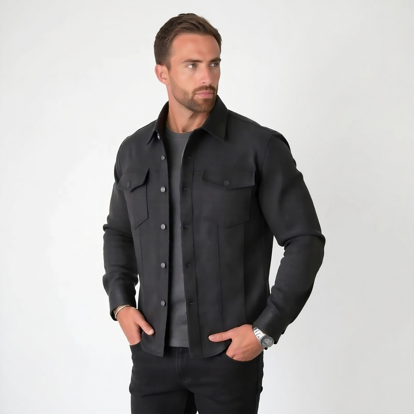 Diego – Chaqueta de ante Kensington Aviero Madrid