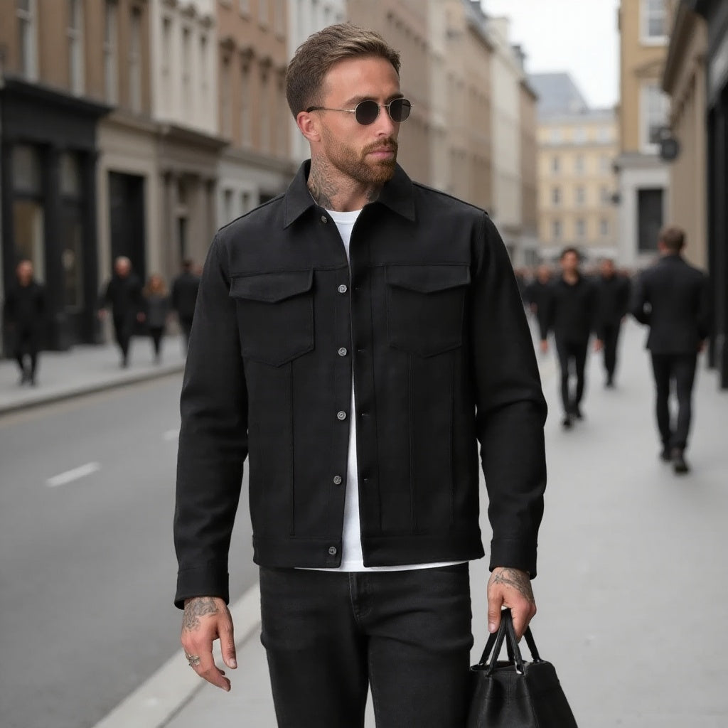 Diego – Chaqueta de ante Kensington Aviero Madrid