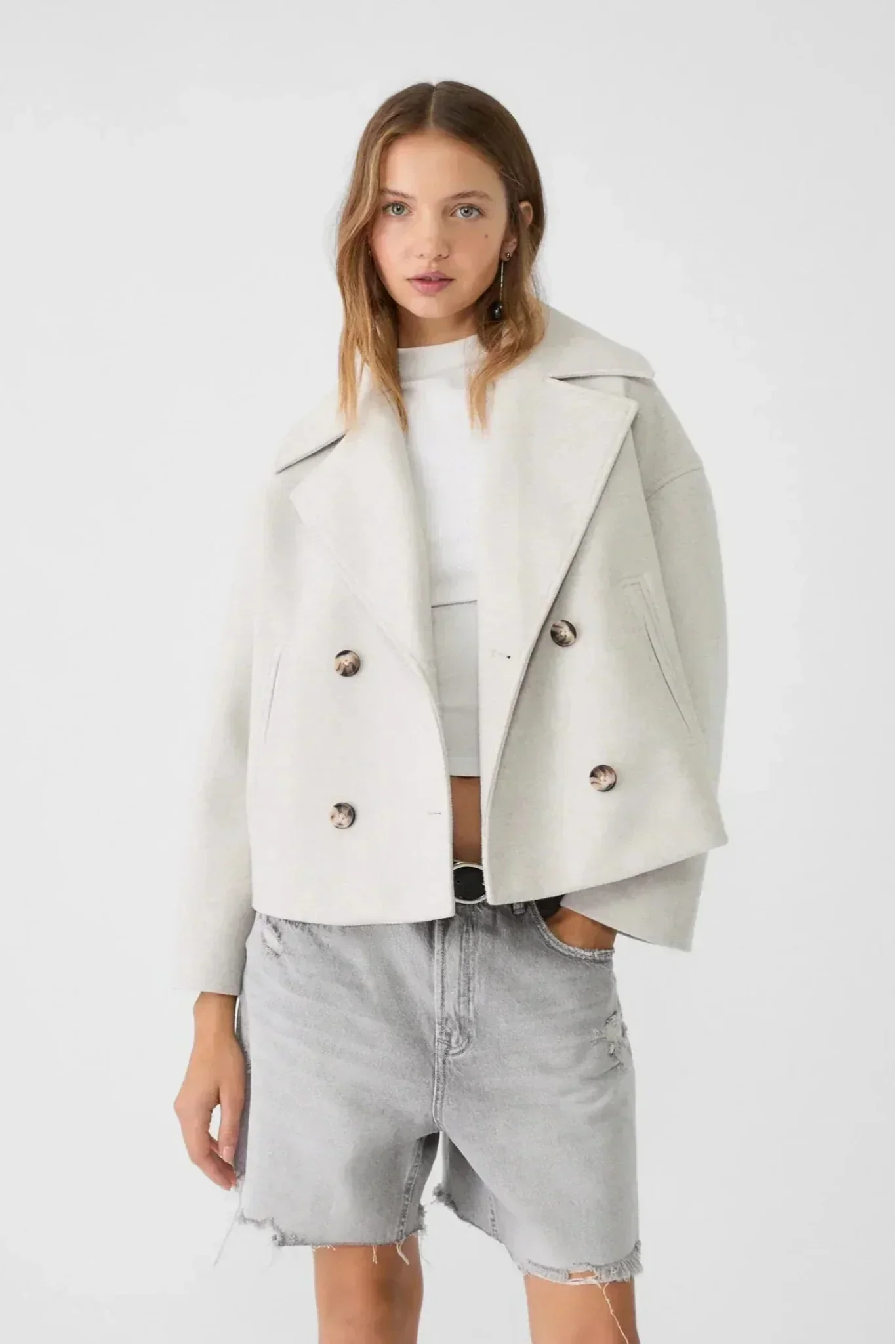 Rocío – Chaqueta corta de doble botonadura Valera Madrid